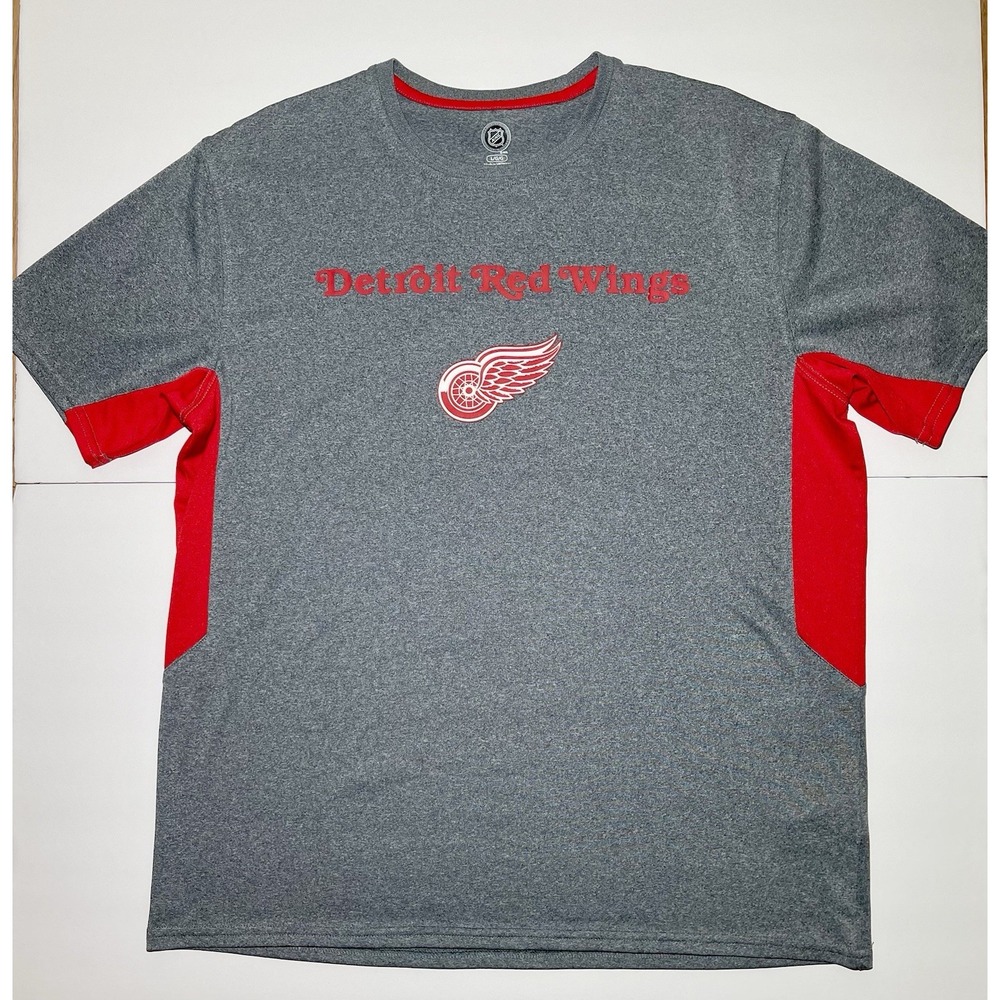 Detroit Red Wings Gray Shirt NHL Hockey Youth Large Officially Licensed Product